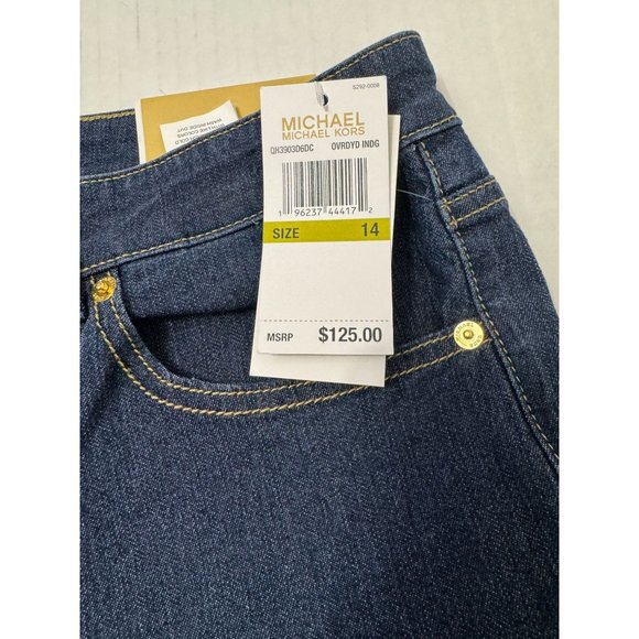 Michael Kors NWT Sz 14 Higher Rise Selma Boot Cut Jeans - Picture 5 of 14